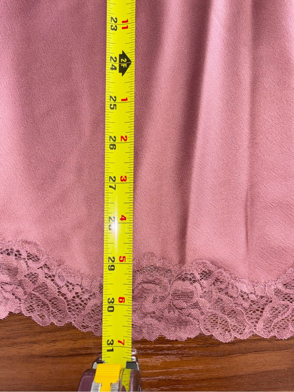 House of CB 'Nia' Rose Pink Satin + Lace Slip Dress NWOT - Picture 12 of 16